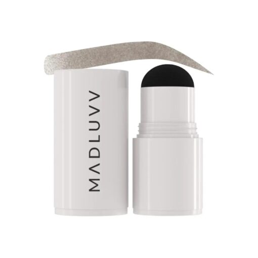 MADLUVV Brow Stamp Refill * - Color Stamp for Brows & Root Touch Up for Women & Men, Instantly Conceal Hair Loss, Grey Hair, Thinning Hair with Stain-Proof/Smudge-Proof Powder Formula ( Soft Brown )