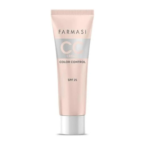 FARMASi CC Color Control Cream, Natural and Flawless Finish, Enriched Formula with Multimineral & Spf 25+, All-Day Hold, All Skin Types, 1 fl, oz, 03 Medium