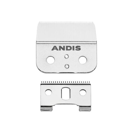 Andis 04604 Outliner II Trimmer Replacement Blade - Made of Stainless and Carbon Steel, Close-Cutting Square Blade, Deep Tooth Blade for Crisp Outlines & Designs - for GO & GTO Trimmers, Silver