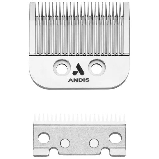 Andis - 01556, Master MLX Standard Replacement Blade - Built with Stainless Carbon Steel, Adjusts from 000-1, Long-Lasting Sharp Blade, Leaves Hair 1/125 Inches or 0.2mm Short - Grey