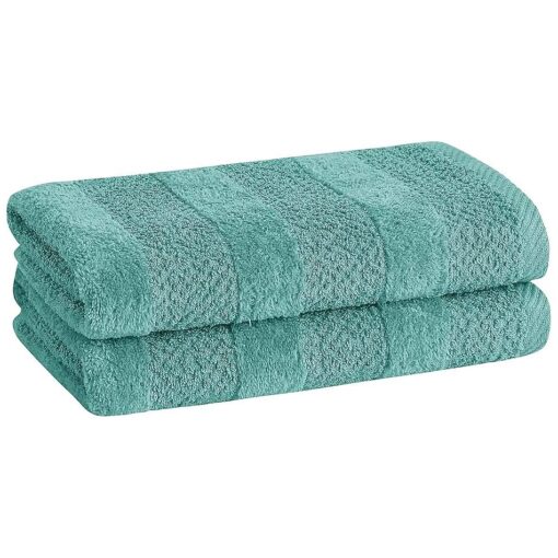 CANNON Shear Bliss Quick Dry 100 % Cotton Washcloths ( 12" L x 12" W ), Slim Lightweight Design, Textured Dual Weave, Low Lint Absorbent ( 2 Packs, Canyon )