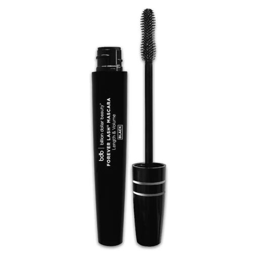 Billion Dollar Brows Forever Lash Mascara, Length & Volume in Seconds, Waterproof Formula, Unique Silicone Wand, Professional Quality, Cruelty Free