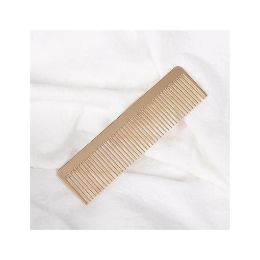 Portable Metal Comb, Minimalist Pocket Golden Hair Comb for Women Men Unisex