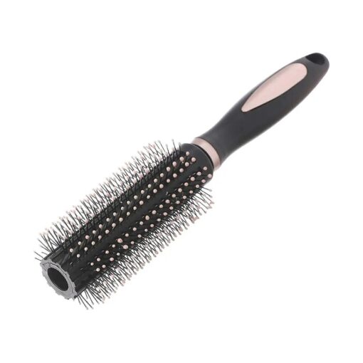 Anti-Static Hair Brushes for Men and Women Adults and Kids Nylon Bristle Pins Massage Brush Blow Dry Detangle Hairbrush Comb for All Hair Types Styling Wet or Dry - Round