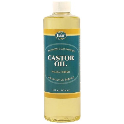 Baar Cold-Pressed, Cold-Processed, Hexane Free Castor Oil, 16 Ounces