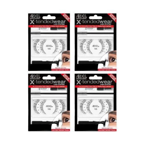 Ardell Individual Lashes X-tended Wear-105, 4-Pack