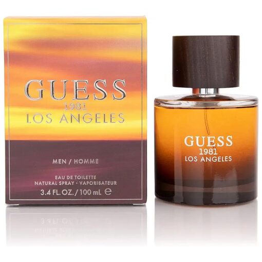 Guess 1981 Los Angeles Eau De Toilette Cologne Spray for Men, 3.4 Fl, Oz .