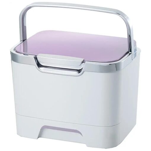 MI Creations DX COB-350 Cosmetics Box, Made in Japan, Large Capacity, Excellent Storage Box, Purple