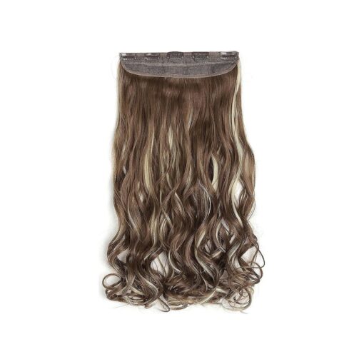 OneDor ( r ) 20" Curly 3/4 Full Head Synthetic Hair Extensions Clip On/in Hairpiece 5 Clips 140g ( 10H613 # )