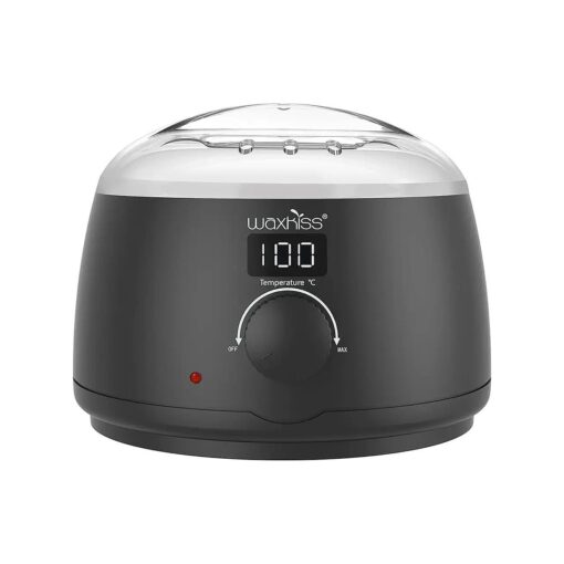 waxkiss Wax Warmer, Digital Wax Warmer for Professional Hair Removal with See-Through Lid and 14oz Wax Pot