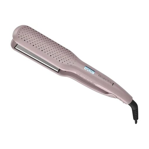 Remington Wet2Straight Hair Straightener / Flat Iron, 450degF Salon High Heat, 1 3/4" Inch plates, Mauve