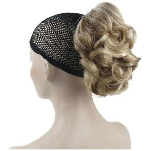 Aimole Lady Short Curly Claw Clip-on Hair Ponytail Hairpiece Synthetic Extensions Wig ( H16-613 )