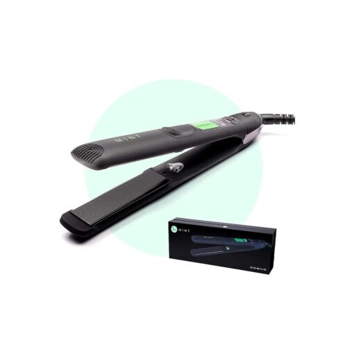 Professional Series Ultra-Smooth Cosmo Flat Iron for Thick Hair by MINT | Powerful Salon-Grade Single-Pass Ceramic Tourmaline Ionic Hair Straightener, Travel-Ready Dual Voltage