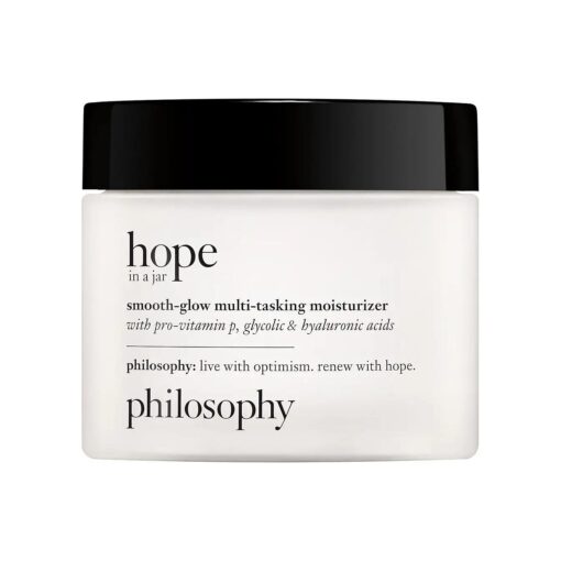 philosophy renewed hope in a jar smooth glow multi-tasking moisturizer, 4 Fl, Oz .