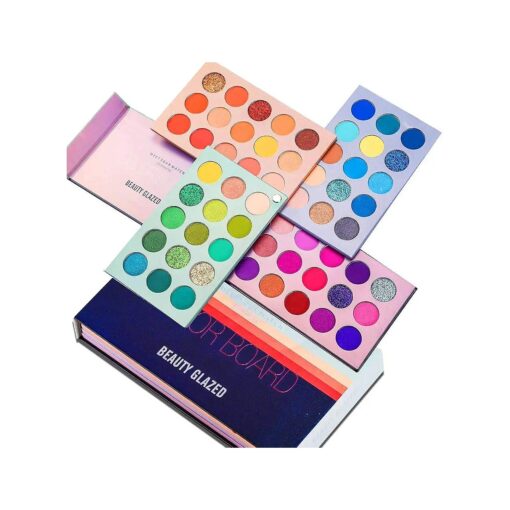 MYUANGO Color Board Eyeshadow Palette - Highly Pigmented 60 Shades Matte Shimmer Glitter Vegan Makeup Palette for Beginners - Waterproof, Blendable, Long-Lasting - Cruelty-Free