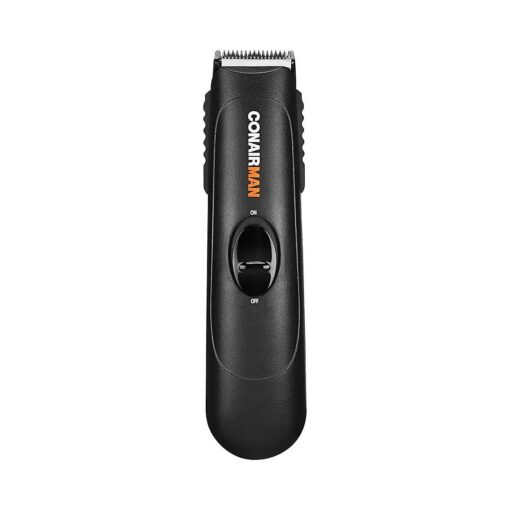 ConairMAN Beard Trimmer for Men, Includes Nose and Ear Trimmer and 5-Position Comb Attachments, 3 piece Men 's Grooming Kit, Battery Operated