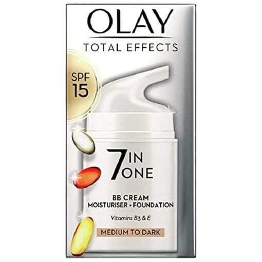 Olay Total Effects 7In1 Touch Of Foundation Bb Moisturiser Medium 50Ml