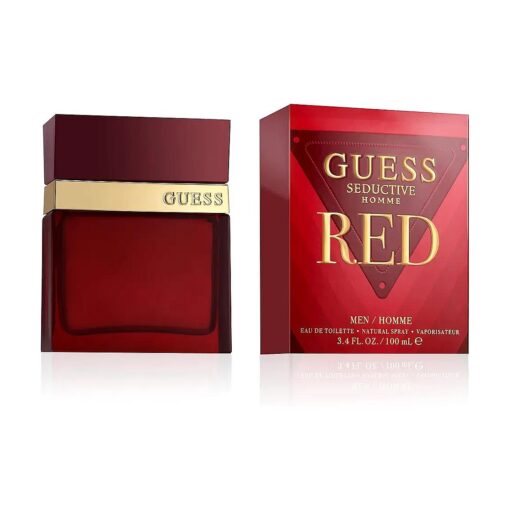 Guess Seductive Red Men/Homme Eau de Toilette Cologne Spray For Men, 3.4 Fl, Oz .