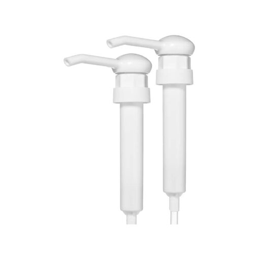 Bar5F Pump Dispensers | Set of 2 White Pumping Caps | Match with 1 Gallon Containers | Leak Proof for Dispensing Shampoo, Hair Conditioner, Lotion, Mouthwash