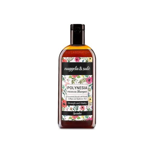 Nuggela & Sule Polynesia-Keratin Shampoo With Red Onion Extract and Keratin, Strengthens and Repairs, Ideal for after Keratin Treatments, Without Silicones, Salts, or Sulphates, 1 x 250ml