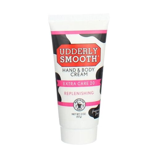 Udderly Smooth Hand & Body Cream With 20 % Urea, Replenishing - 2 Ounce - Pack of 3