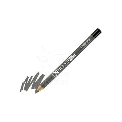 FARMASi Express Eye Pencil, Soft Tissue, Long Lasting Eyeliner Pencil, Highly Pigmented, Eye Makeup, Brow Tint, Sharpenable Pencil, Brow Pencil, 0.04 oz, Silver