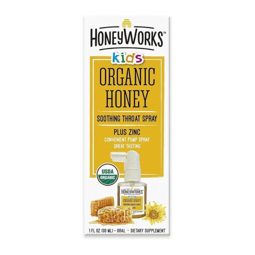 Honey Works Kids Spray, 1 Ounce, Packaging may vary