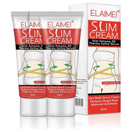 2PC Hot Cream, Fat Burner Sweat Cream-Slimming Cream for Belly, Waist and Thighs, Abdomen, Buttocks, Firming Cream- Goodbye Cellulite for Women Weight Loss Fast