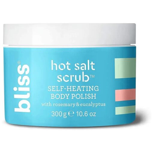 Hot Salt Scrub, Self-Heating Body Polish | Warming Scrub to Exfoliate, Heal, and Smooth Skin | Straight-from-the Spa | Paraben Free, Cruelty Free | 10.6 oz