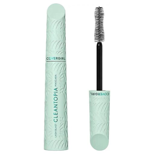 Covergirl Lash Blast Cleantopia Mascara, Volumizing, Smudge-Proof, Vegan Formula, Black 805, 0.32oz