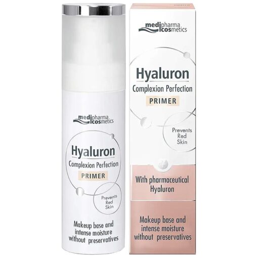 MediPharma Cosmetics Hyaluron Booster Tint Perfection Primer - Provides Even Complexion & Moisture - Reduces Wrinkles & Pores - Suitable For All Skin Types - 30 ML