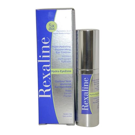 Rexaline - Hydra-EyeZone - Hyper-Hydrating Rejuvenating Eye Contour - Anti dark circle woman/man - Anti aging and anti wrinkle eye cream with Hyaluronic Acid - Eye contour cream - 15 ml