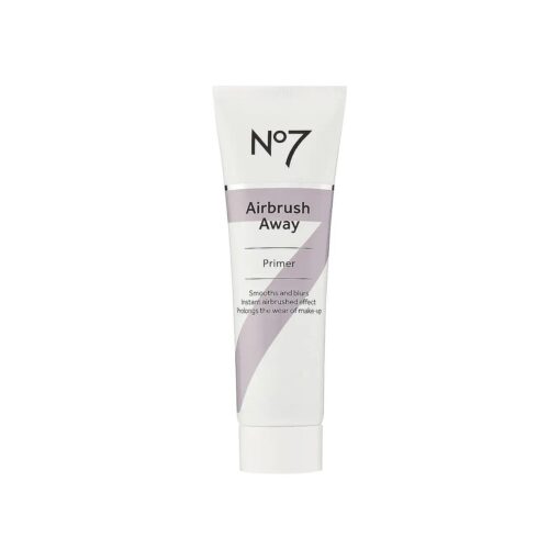 No7 Airbrush Away Primer - Hydrating Makeup Primer With Hyaluronic Acid for Face - Smooths Appearance of Fine Lines & Wrinkles for Seamless Makeup Application ( 30ml )