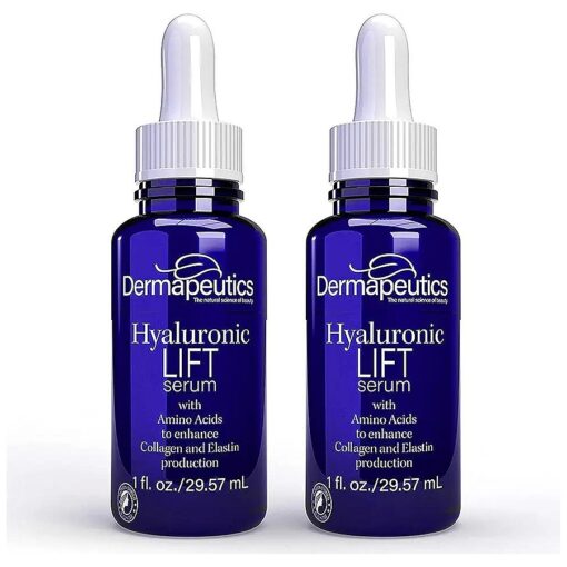 Hyaluronic Acid Serum for Face | Ultra Hydrating | Anti Aging & Anti Wrinkle | Skin Firming & Plumping | Boosts Collagen & Elastin Serum, 1+1 Fl Oz ( Pack of 2 )