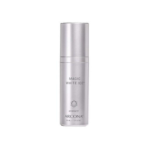 ARCONA Magic White Ice - Hyaluronic Acid Moisturizer with Cranberry Extract, Glycerin - Oil Free Anti-Aging Moisturizer 1 oz, Made In The USA