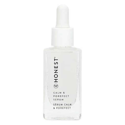 Honest Beauty Calm + POREfect Serum with Hyaluronic Acid + Calming Phyto-Blend | Pore Minimizing, Sensitive Skin Friendly | EWG Verified, Vegan + Cruelty Free | 1 fl oz