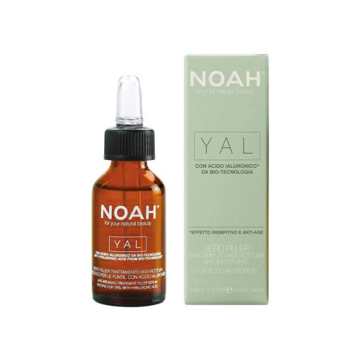 NOAH Yal Filler Hyaluronic Acid Serum - Hair Repair, Anti Frizz, Soft, Smooth, Fine Hair, Anti- Hair Loss, Damaged Hair Growth Serum - Travel Hair Serum, 20 ml