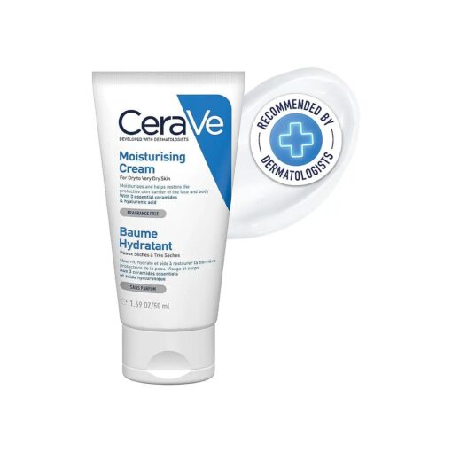 CeraVe Cerave crema hidratante |50ml| hidrante diario para rostro y cuerpo para piel seca