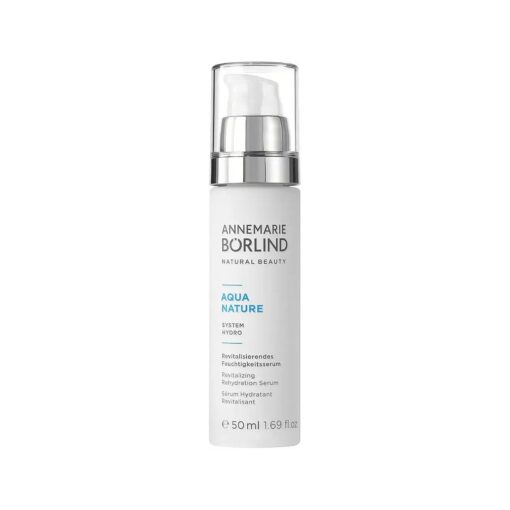 ANNEMARIE BORLIND - AQUANATURE Revitalizing Rehydration Serum - Aloe Algae and Hyaluronic Acid Vegan Natural Facial Toner - Soothes, Hydrates, and Primes Skin for Day Cream - 5.07 Fl, Oz .