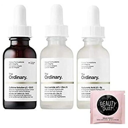 The Ordinary Face Serum Set ! Caffeine Solution 5 % +EGCG ! Hyaluronic Acid 2 % +B5 ! Niacinamide 10 % + Zinc 1 % ! Help Fight Visible Blemishes And Improve The Look Of Skin Texture & Radiance