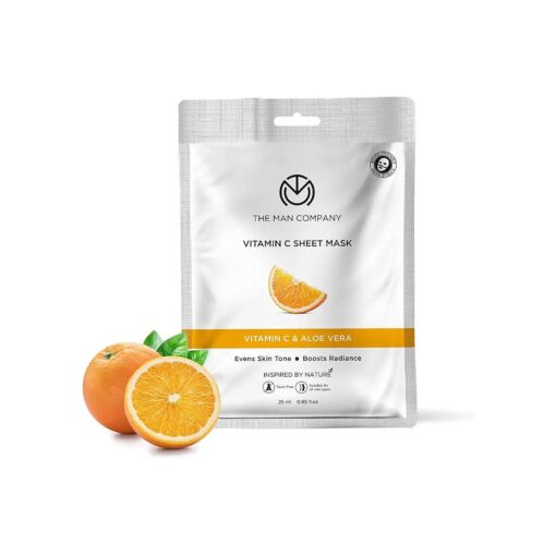 Vitamin C Sheet Mask -Hyaluronic Acid & Lemon