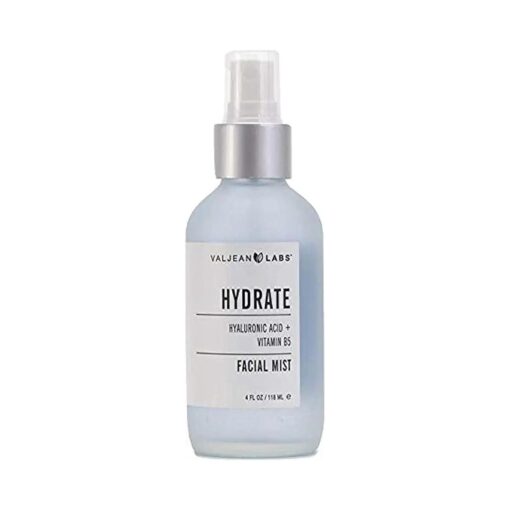 Valjean Labs Face Mist - Hydrate | Hyaluronic Acid + Vitamin B5 | Helps to Hydrate and Plump Skin and Restore Elasticity | Paraben Free, Cruelty Free, Made in USA ( 4 oz )