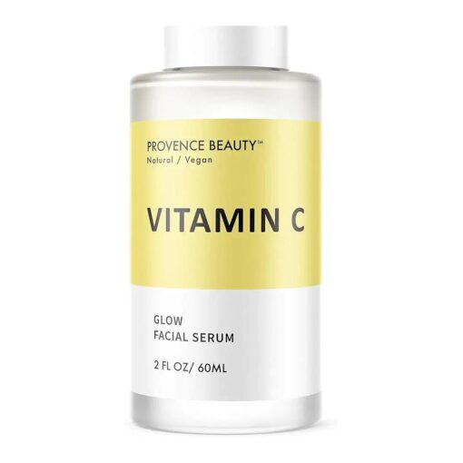 Vitamin C Serum for Face - Brightening Facial and Anti Aging Treatment for a Youthful and Glowy Complexion - Hyaluronic Acid, Green Tea, Vitamin C and E -2 Fl Oz