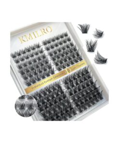 Lash Clusters 144 Pcs Cluster Lashes DIY Eyelash Extensions C D Curl 10-16mm Mega Volume Fluffy Individual Lashes Wispy Eyelashes DIY at Home, by Kmilro ( Volume, 0.07C-10-16mm Mix )