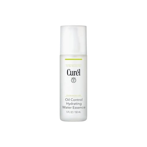 Curel Oil Control Hydrating Water Essence For Oily to Dry, Sensitive Skin, Hydrating Face Moisturizer, Fragrance Free, 5 Oz