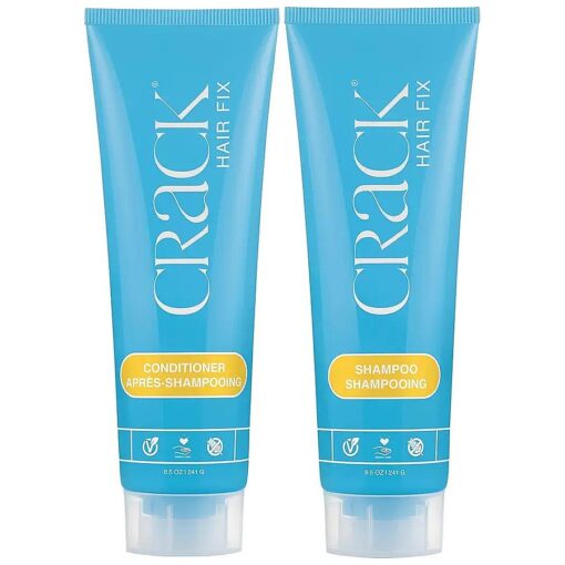 CRACK HAIR FIX - Clean & Soaper Shampoo and In-Treatment Conditioner Set