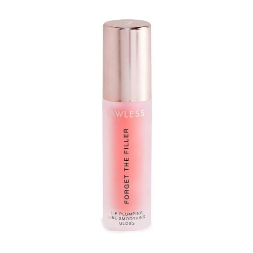 Lawless Women 's Forget The Filler Lip Plumper Line Gloss, Cherry Vanilla, Pink, 0.11 Ounce