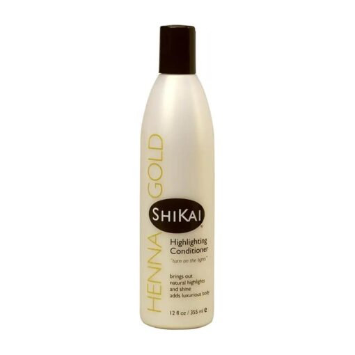 ShiKai Henna Gold Highlighting Conditioner ( 12 oz ) | Hydrating Hair Brightener Enhances Natural Color Highlights | Add Moisture & Shine to Dull Hair