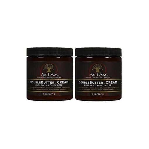 As I Am Double Butter Rich Daily Moisturizer, 8 Ounce ( 2 Pack )