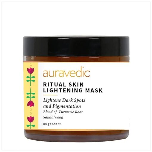 Ritual Skin Mask | with Sandalwood Turmeric & Saffron | Unisex Hydrating Facial Pack for Clear Skin | Face Mask for Blackheads & Pores 3.53 Oz 100g